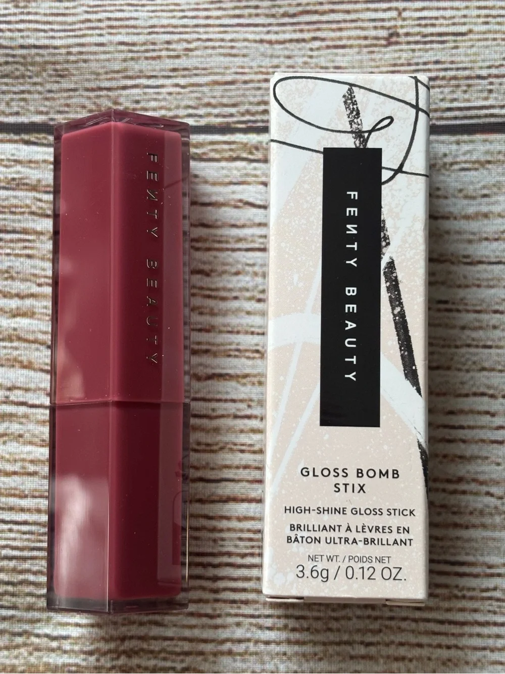 Fenty RiRi Beauty Gloss Bomb Stix High-Shine Gloss Mauve Hydrating 3.6g